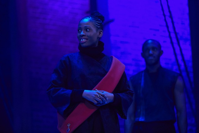 Isabel Adomakoh Young, Lady Macbeth in NYTs Macbeth at the Garrick Theatre. [Credit-The Other Richard]