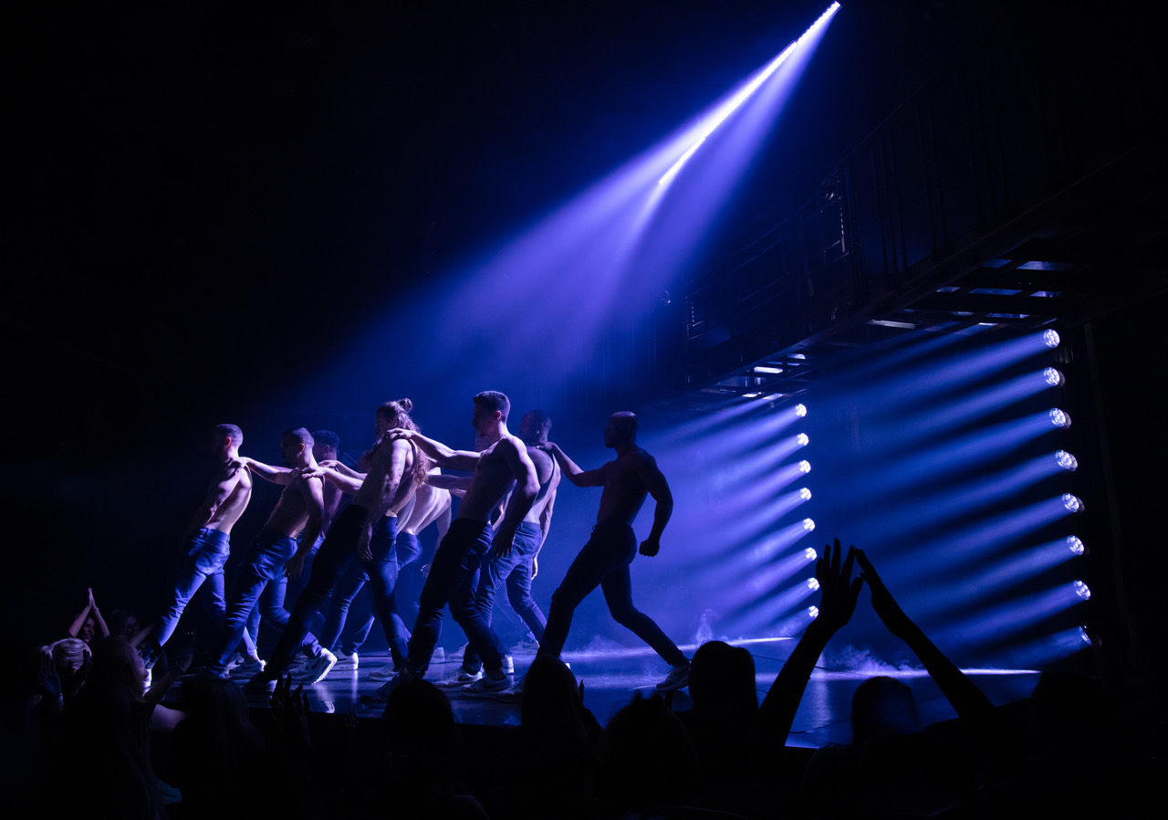 The cast of MAGIC MIKE LIVE!, [credit Trevor Leighton]