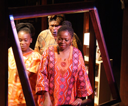 Pandora's Box  by Ade Solanke at the Arcola Tent [image credit Kweku Fleming]