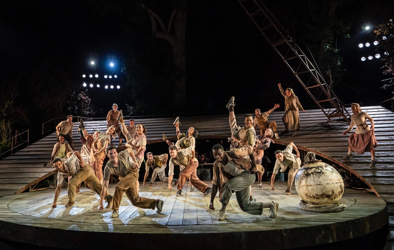 June is Bustin' Out. The Company of Carousel at Regent's Park Open Air Theatre. Photo by Johan Persson