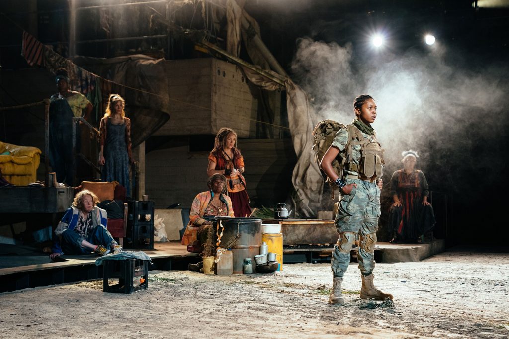 A scene from Paradise at the National Theatre. Photo by Helen Murray