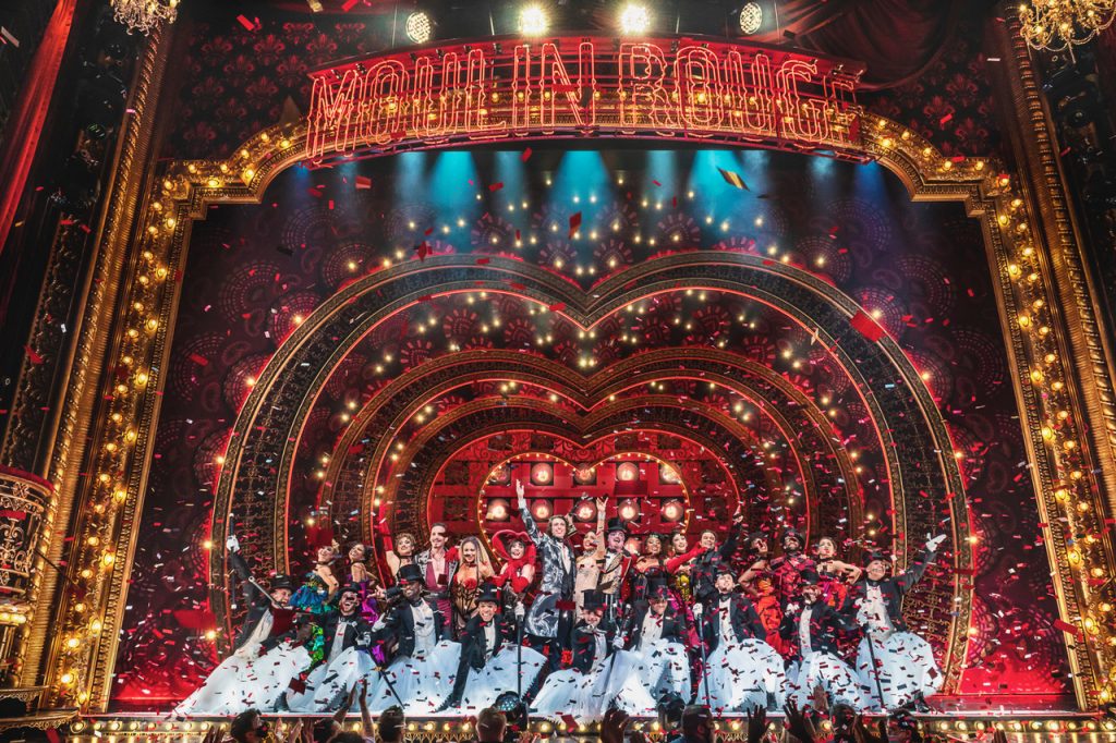 Moulin Rouge! The Musical. London company. Photo by Matt Crockett