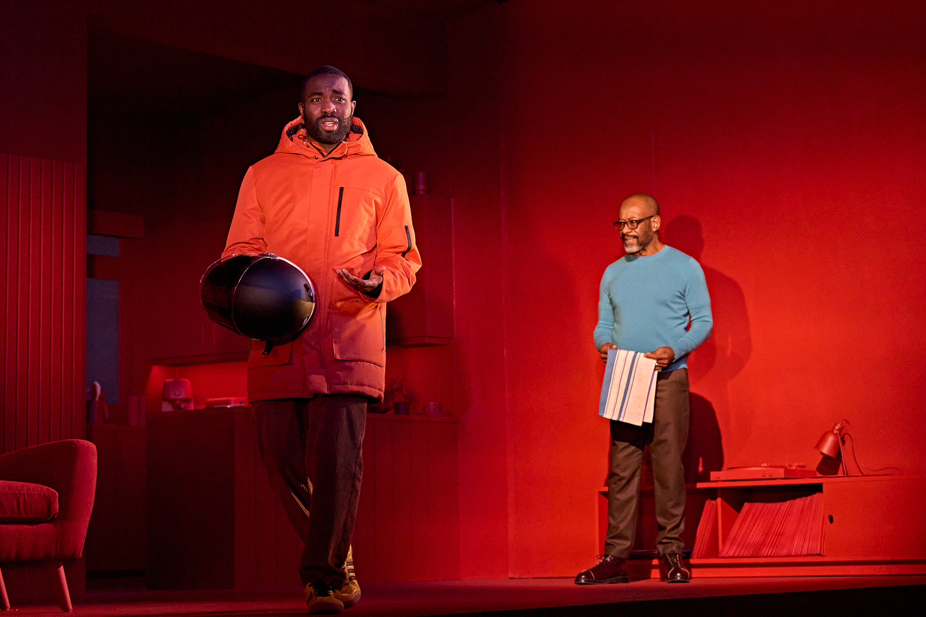 Paapa Essiedu and Lennie James in A Number at The Old Vic