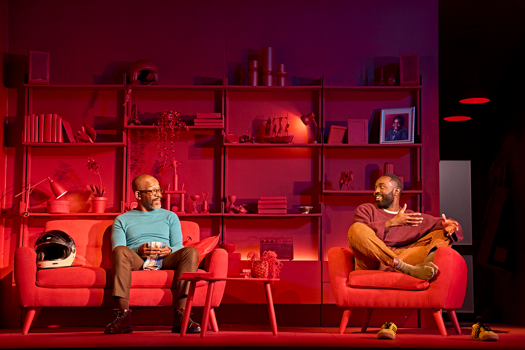 Lennie James and Paapa Essiedu in A Number at The Old Vic