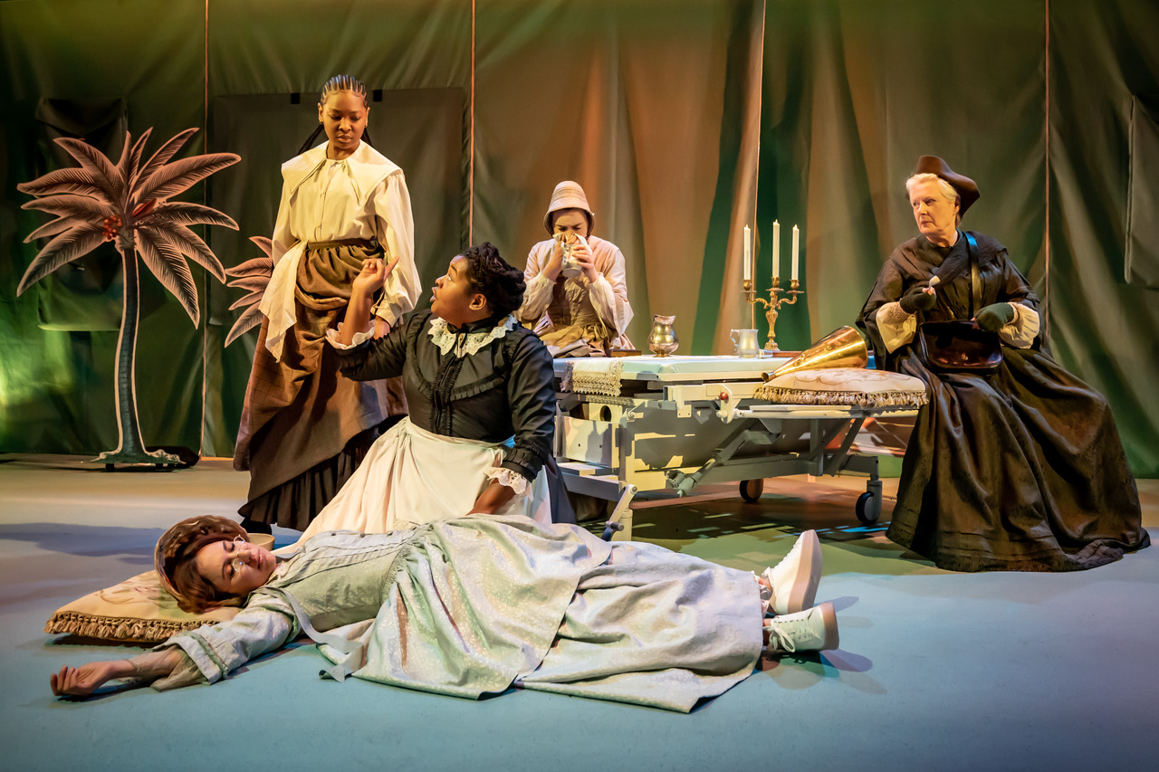 The company in MARYS SEACOLE. Directed by Nadia Latif. Photo Marc Brenner