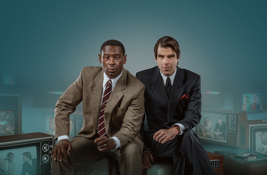Photo by Best of EnemiesDavid Harewood and Zachary Quinto