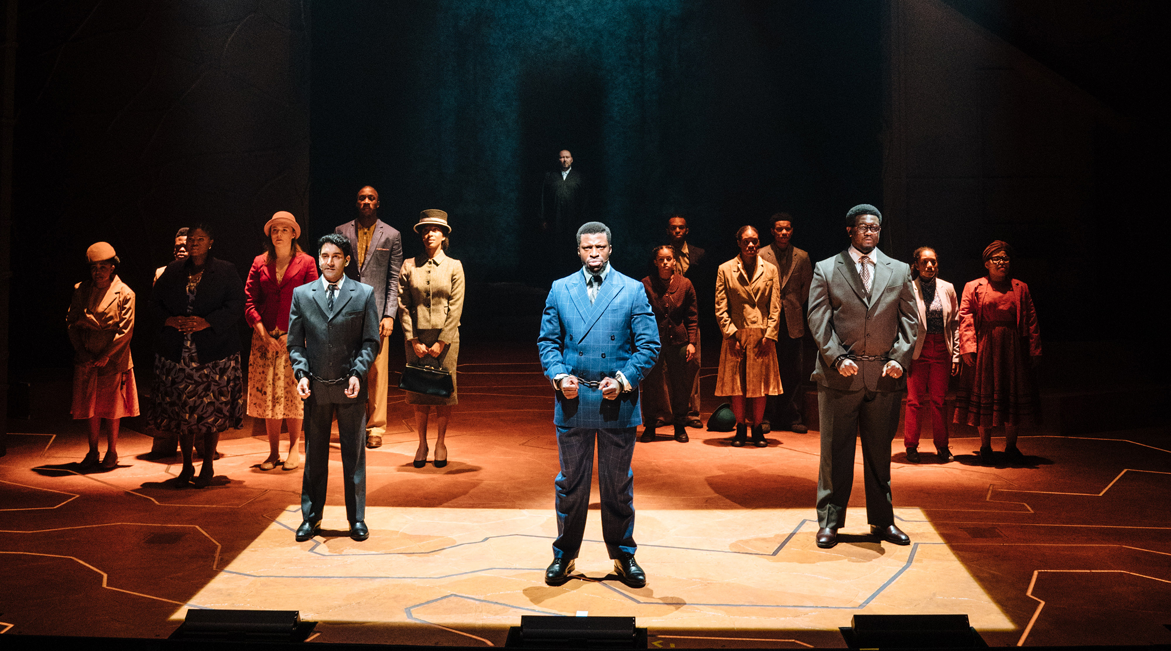 The cast of Mandela at Young Vic (c) Helen Murray