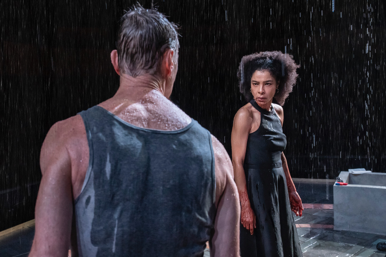 Ben Daniels and Marion Bailey in Medea @sohoplace. Photo credit Manuel Harlan