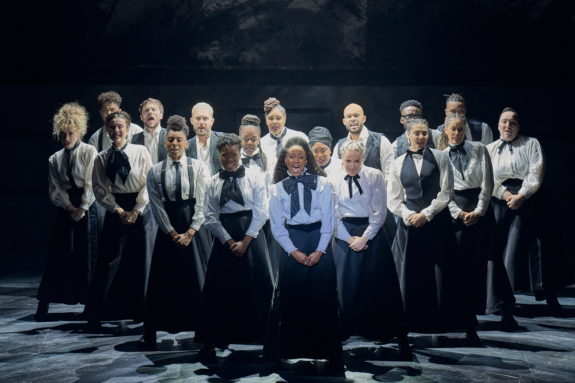 The Company in Sylvia at The Old Vic