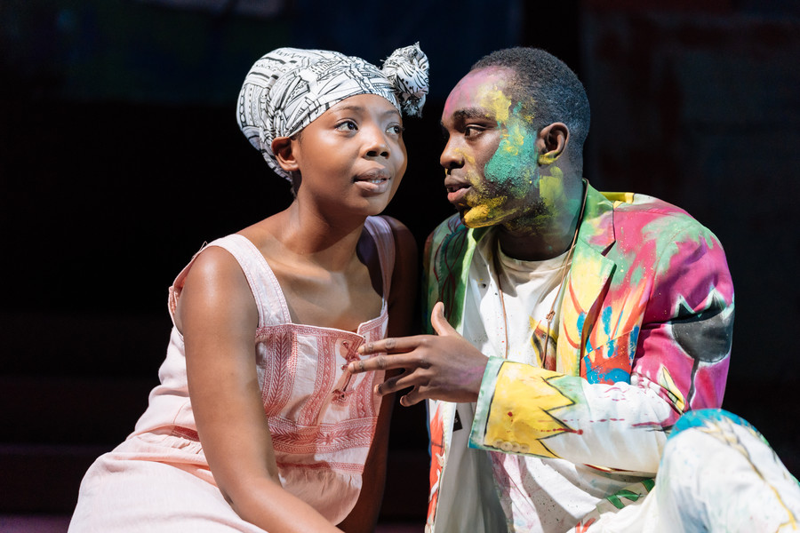  Mimi Ndiweni, Paapa Essiedu - Hamlet 2018 tour production photos (c) Manuel Harlan