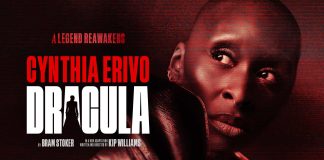 DRACULA by Bram Stoker 4 Feb – 30 May 2026 Dracula Title Treatment. Photograph by Norman Jean Roy. Photograph courtesy of Republic Records and Verve Label Group