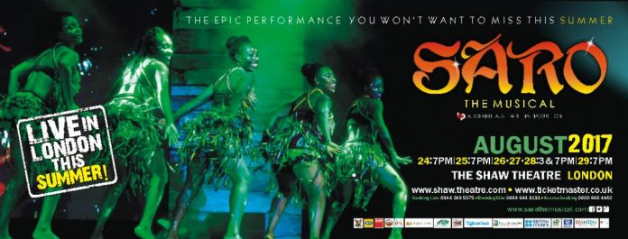 Saro the Musical, Shaw Theatre