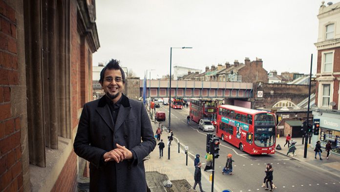 Madani Younis at the Bush Theatre CREDIT Richard Davenport