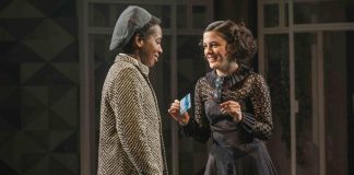 Twelfth Night by William Shakespeare Twelfth Night, National Theatre-Tamara Lawrance as Viola, Phoebe Fox as Olivia image (c) Marc Brenner