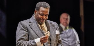 Death of a Salesman by Arthur Miller Wendell Pierce in Death of a Salesman, Young Vic (c) Brinkhoff Mogenburg