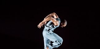 Alvin Ailey American Dance Theater Programme C AAADTs Michael Jackson Jr. in Jamar Roberts Members Dont Get Weary. Photo by Paul Kolnik