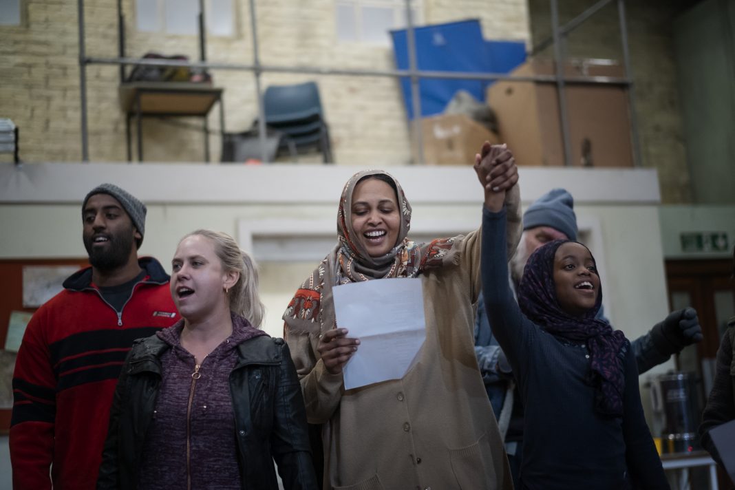 Faith, Hope and Charity, at the National Theatre. Image by Sarah Lee