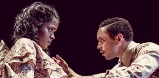 The Glass Menagerie by Tennessee Williams The Glass Menagerie - Naima Swaleh & Michael Abubakar at the Arcola Theatre (c) Idil Sukan