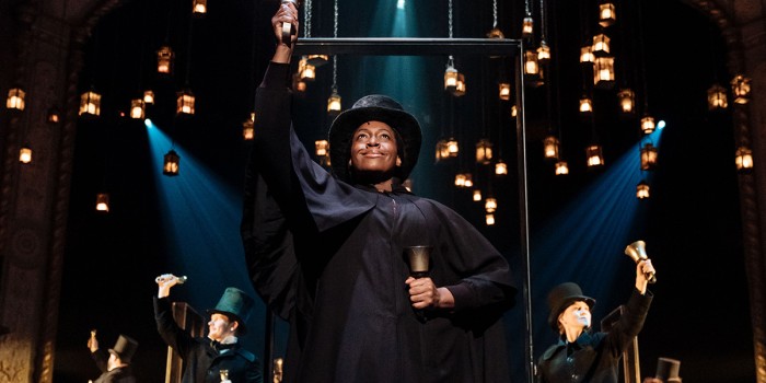 The cast of A Christmas Carol at The Old Vic. Photo by Manuel Harlan