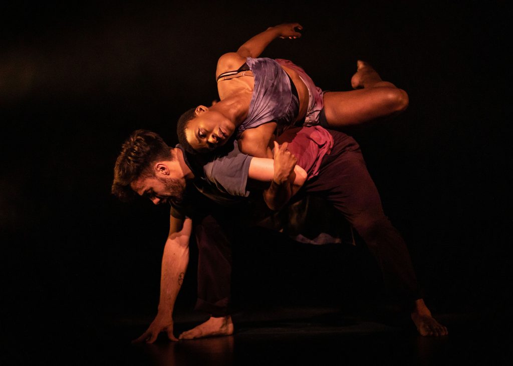 Message in a Bottle Kate Prince & Sting Dancers Nafisah Baba And Lukas McFarlane Photo: Helen Maybanks