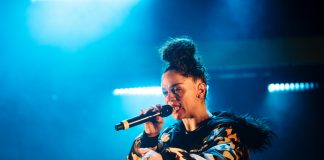 Poet in da Corner – review Poet in da Corner - Debris Stevenson. Photo credit Helen Murray