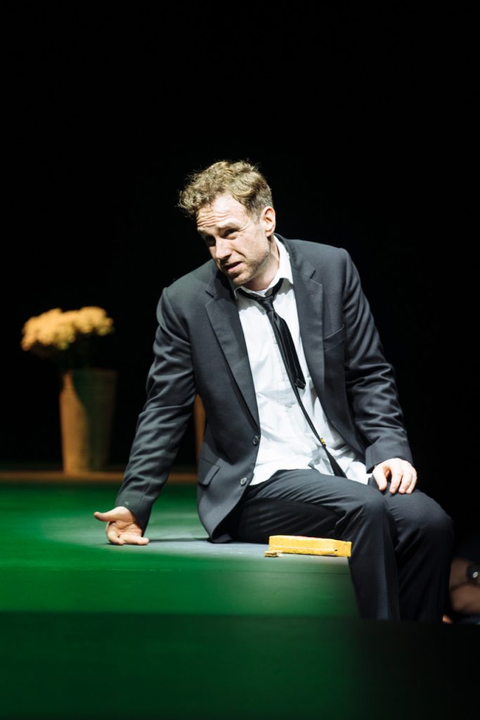 Rafe Spall as Michael in Death of England by Clint Dyer and Roy Williams. Image by Helen Murray