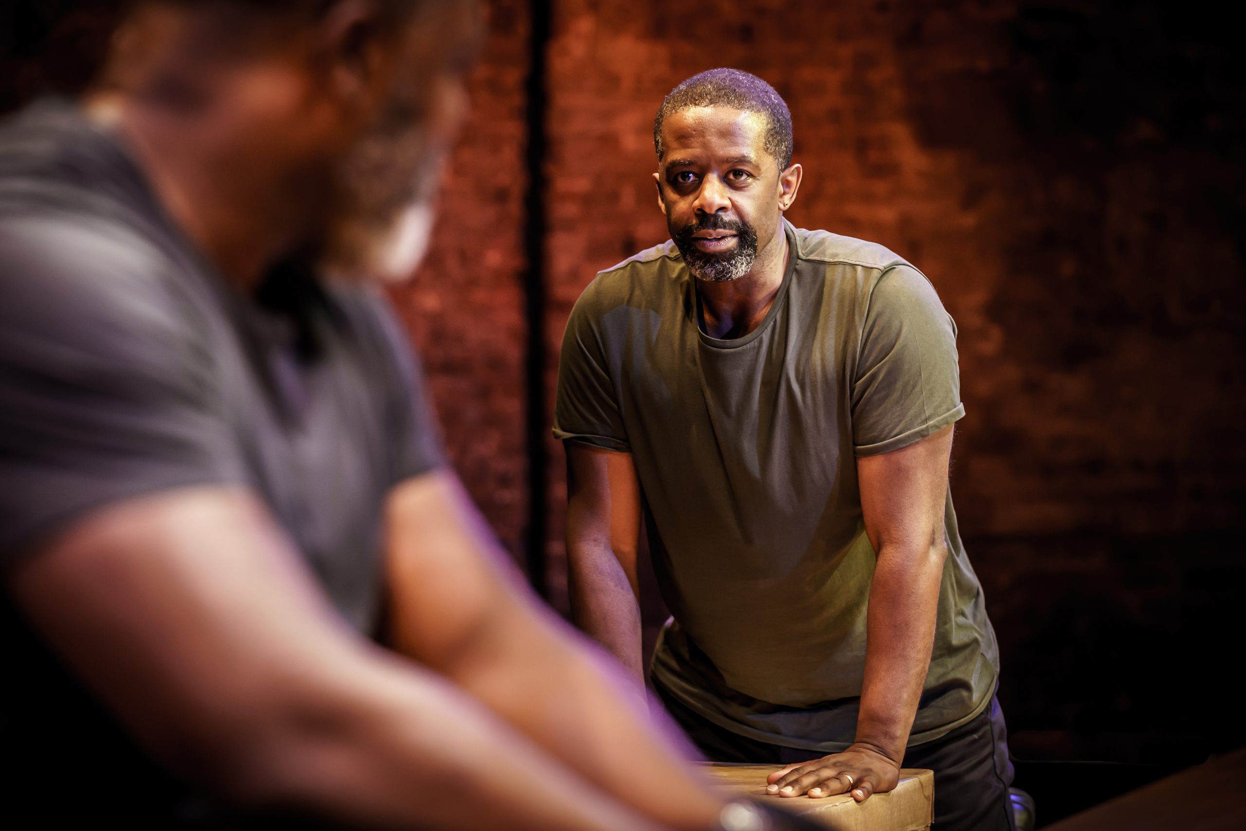Hymn at the Almeida. Danny Sapani and Adrian Lester. Photo credit - Marc Brenner