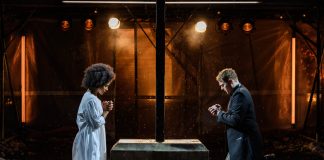 Romeo & Juliet review Isabel Adomakoh Young and Joel MacCormack as Romeo and Juliet at Regent's Park Open Air Theatre. Photo Jane Hobson