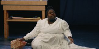 salt: dispersed by Selina Thompson review Selina Thompson in salt dispersed premiered with Battersea Arts Centre 2021 (c) Selina Thompson Company