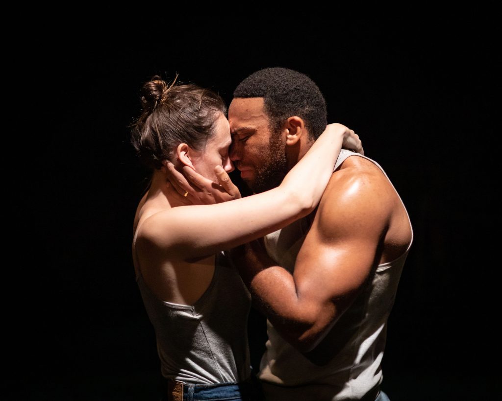 Shaq Taylor and Scarlett Brookes in STATEMENTS AFTER AN ARREST..., photo by Helen Maybanks