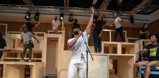 Get Up, Stand Up! The Bob Marley Musical – interviews Arinzé Kene in rehearsal for Get Up Stand Up! The Bob Marley Musical Credit Craig Sugden