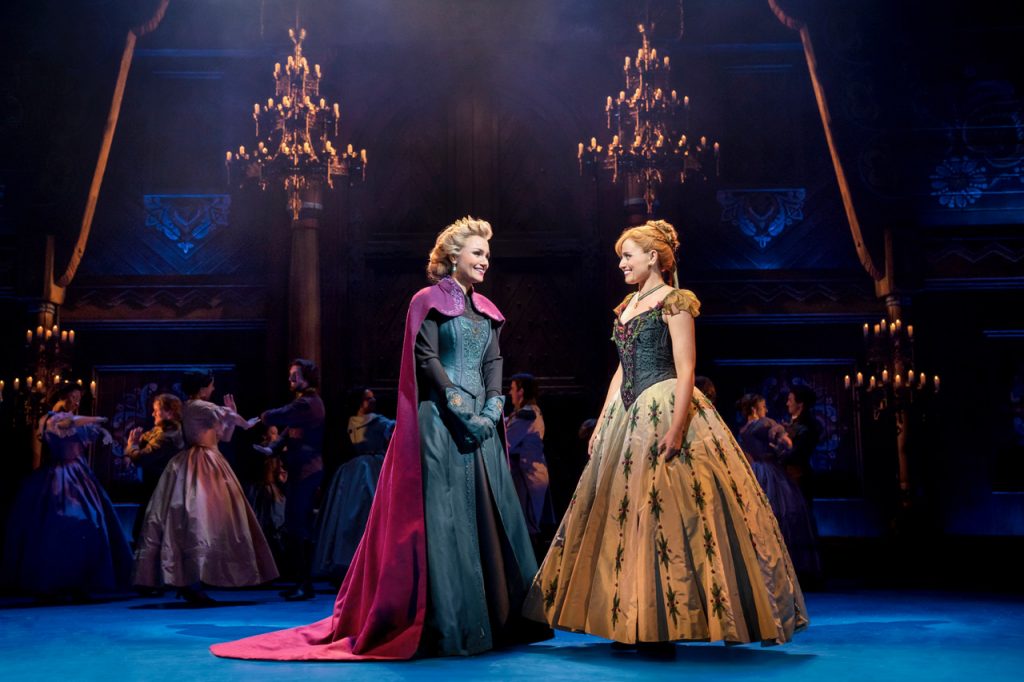 Disney's Frozen - Samantha Barks (Elsa), Stephanie McKeon (Anna), Ensemble - Photo by Johan Persson © Disney