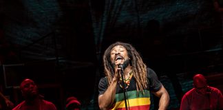 Get Up, Stand Up! The Bob Marley Musical – review Arinzé Kene as Bob Marley - photo by Craig Sugden