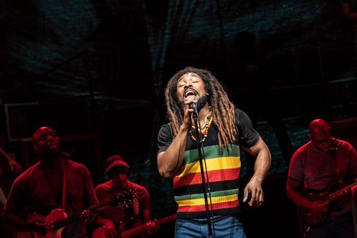 Arinzé Kene as Bob Marley - photo by Craig Sugden