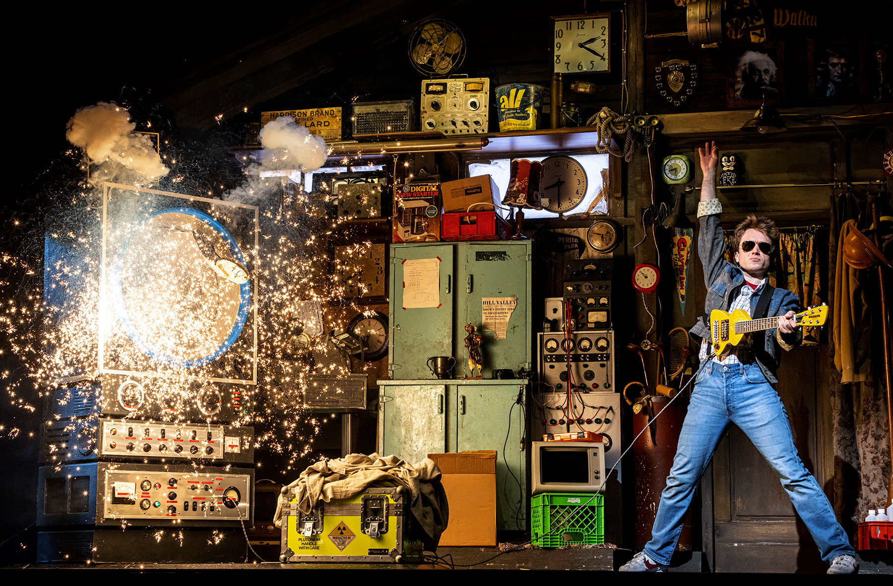 Olly Dobson as Marty McFly in Back to the Future the Musical © Sean Ebsworth Barnes