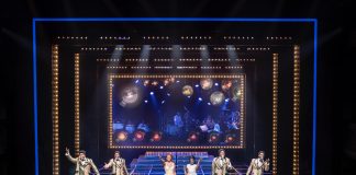 The Drifters Girl – review Beverley Knight, Adam J Bernard, Tarinn Callender, Matt Henry, Tosh Wanogho-Maud, Amari Brown in The Drifters Girl © Johan Persson