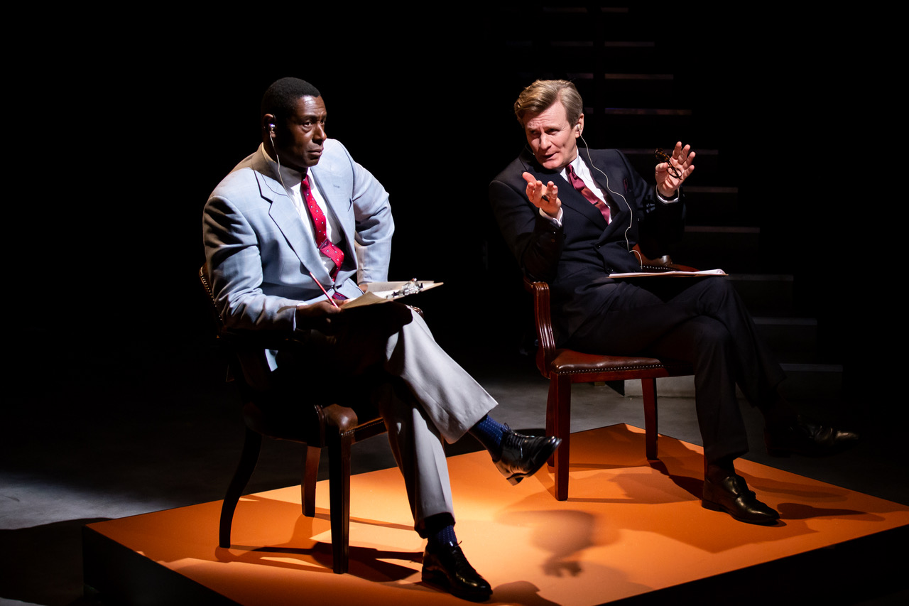 David Harewood and Charles Edwards in Best of Enemies (c) Wasi Daniju