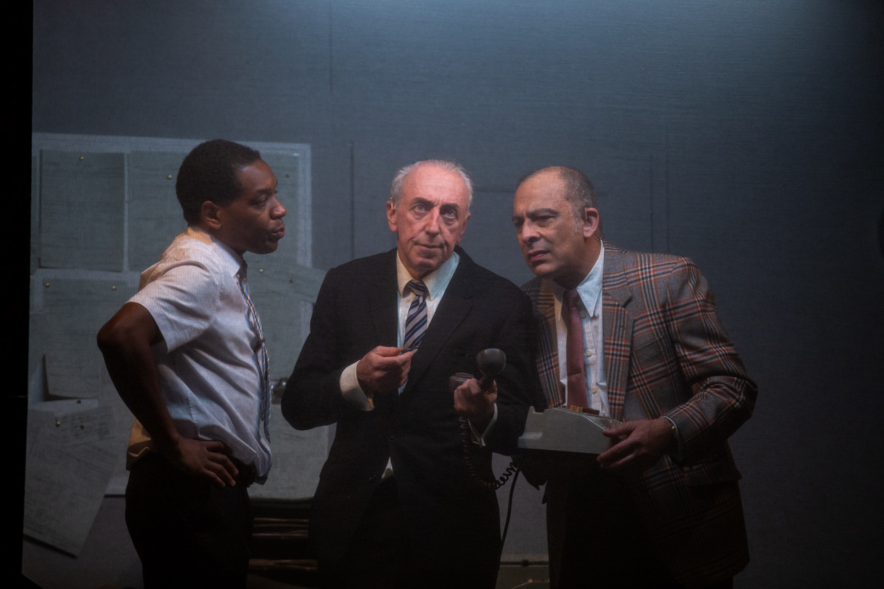 Syrus Lowe, Kevin McMonagle and Emilio Doorgasingh in Best of Enemies (c) Wasi Daniju