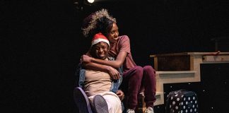 Running With Lions – review Nickcolia King-N’da, Velile Tshabalala in Running with Lions. (c) Jahvin Morgan Photography