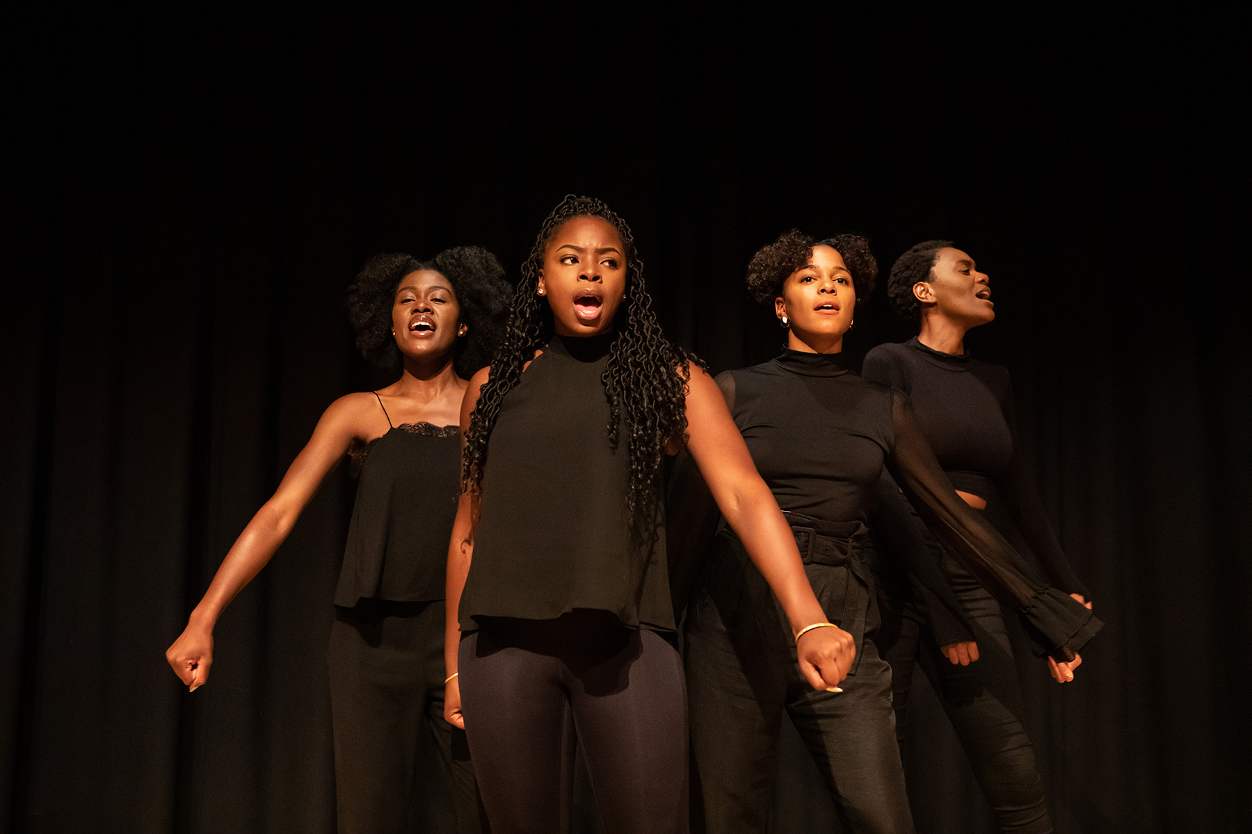 Queens of Sheba - Tosin Alabi, Kokoma Kwaku, Elisha Robin and Eshe Asante. Photo by Ali Wright