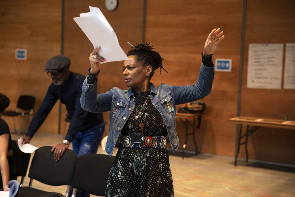 Suzette Llewellyn. Running with Lions rehearsals. Credit Zeinab Batchelor