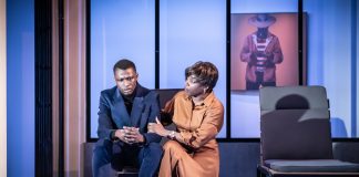 “Daddy” A Melodrama by Jeremy O. Harris – review Daddy at the Almeida. Terique Jarrett and Sharlene Whyte. Photo - Marc Brenner