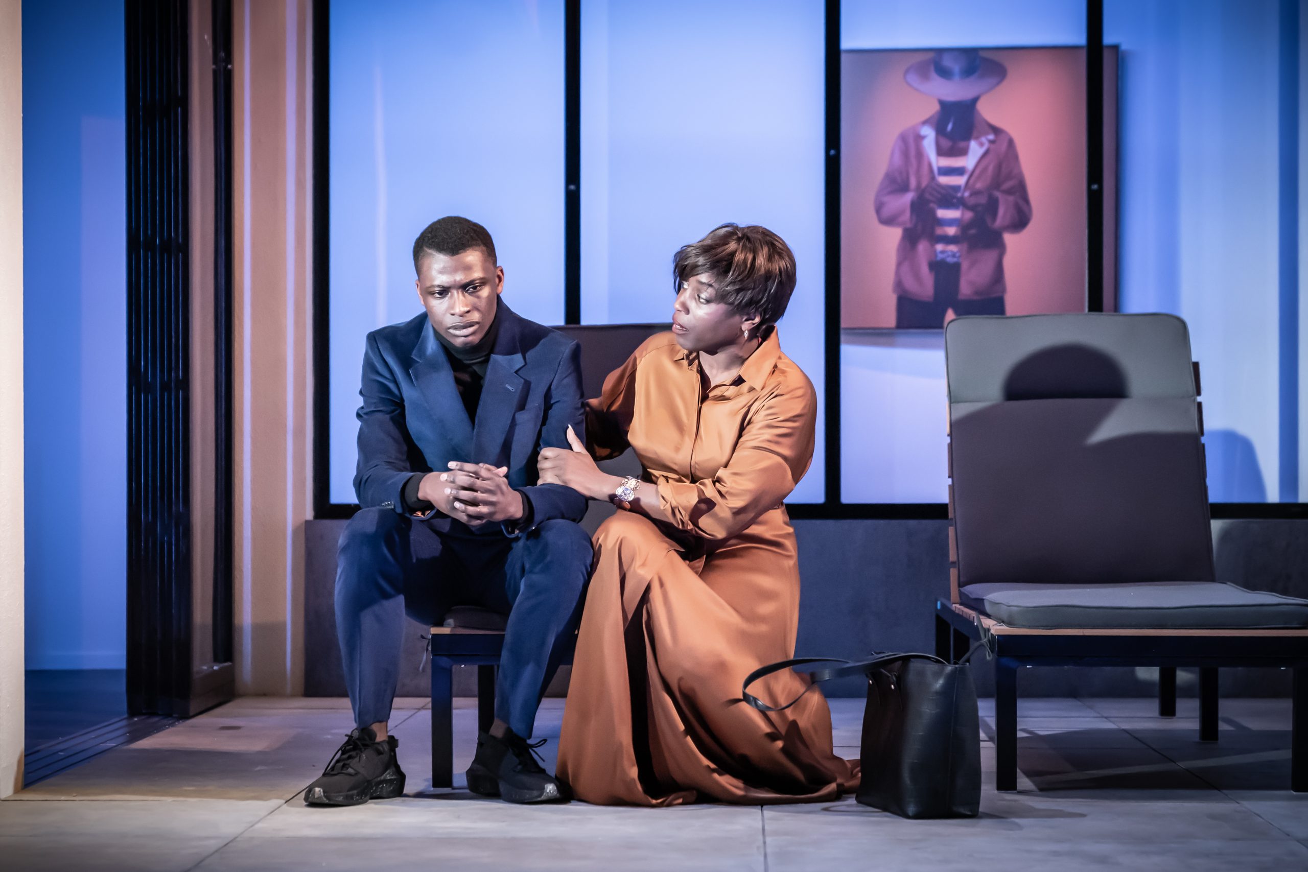 Daddy at the Almeida. Terique Jarrett and Sharlene Whyte. Photo - Marc Brenner