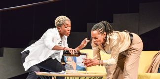 The Fellowship – review The Fellowship - L-R CHERRELLE SKEETE, SUZETTE LLEWELLYN © Robert Day