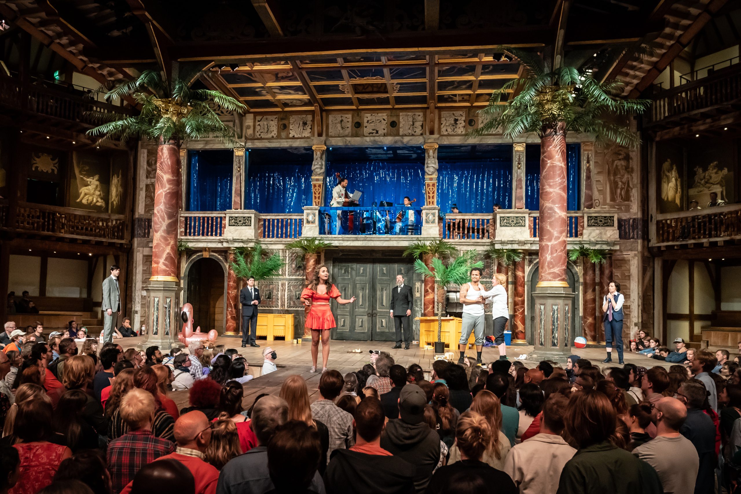 The Globe Ensemble in The Tempest at Shakespeare's Globe (credit Marc Brenner) 