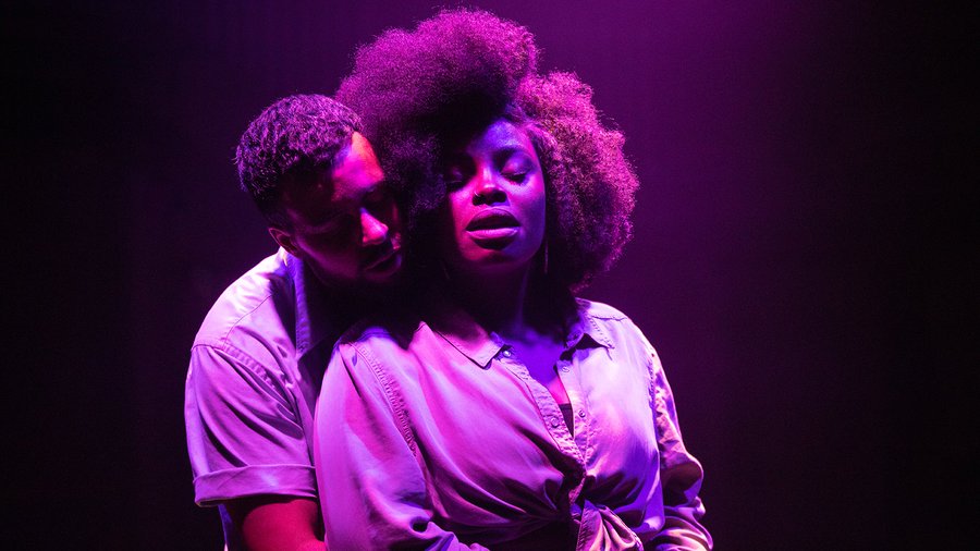 Aaron Anthony and Nadin Higgin in Yellowman, Orange Tree Theatre (c) Ali Wright