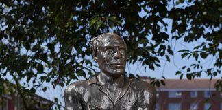 Bust of Alfred Fagon listed Grade II by Historic England Bust of Alfred Fagon listed Grade II by Historic England