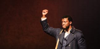 Mandela – review Michael Luwoye in Mandela at Young Vic (c) Helen Murray
