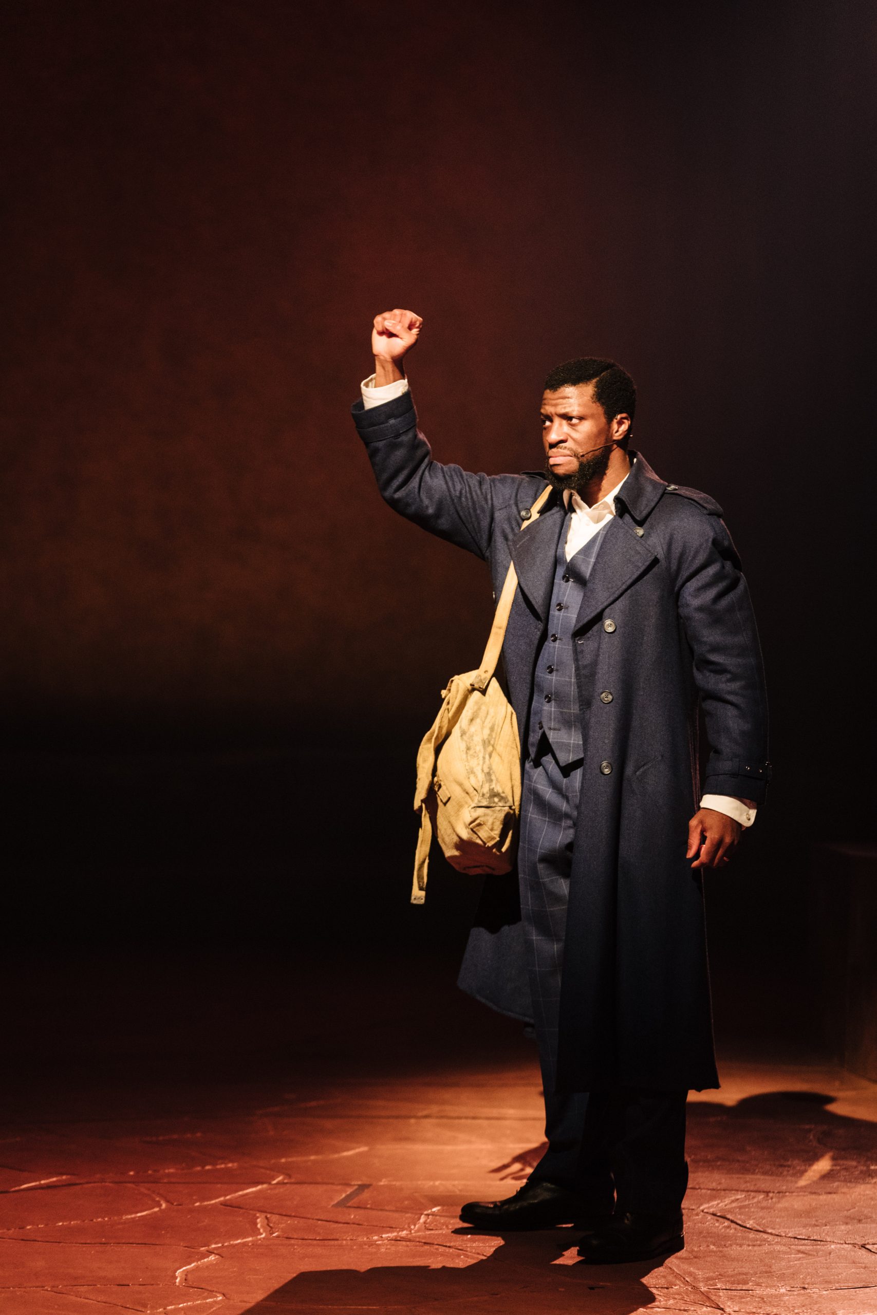 Michael Luwoye in Mandela at Young Vic (c) Helen Murray