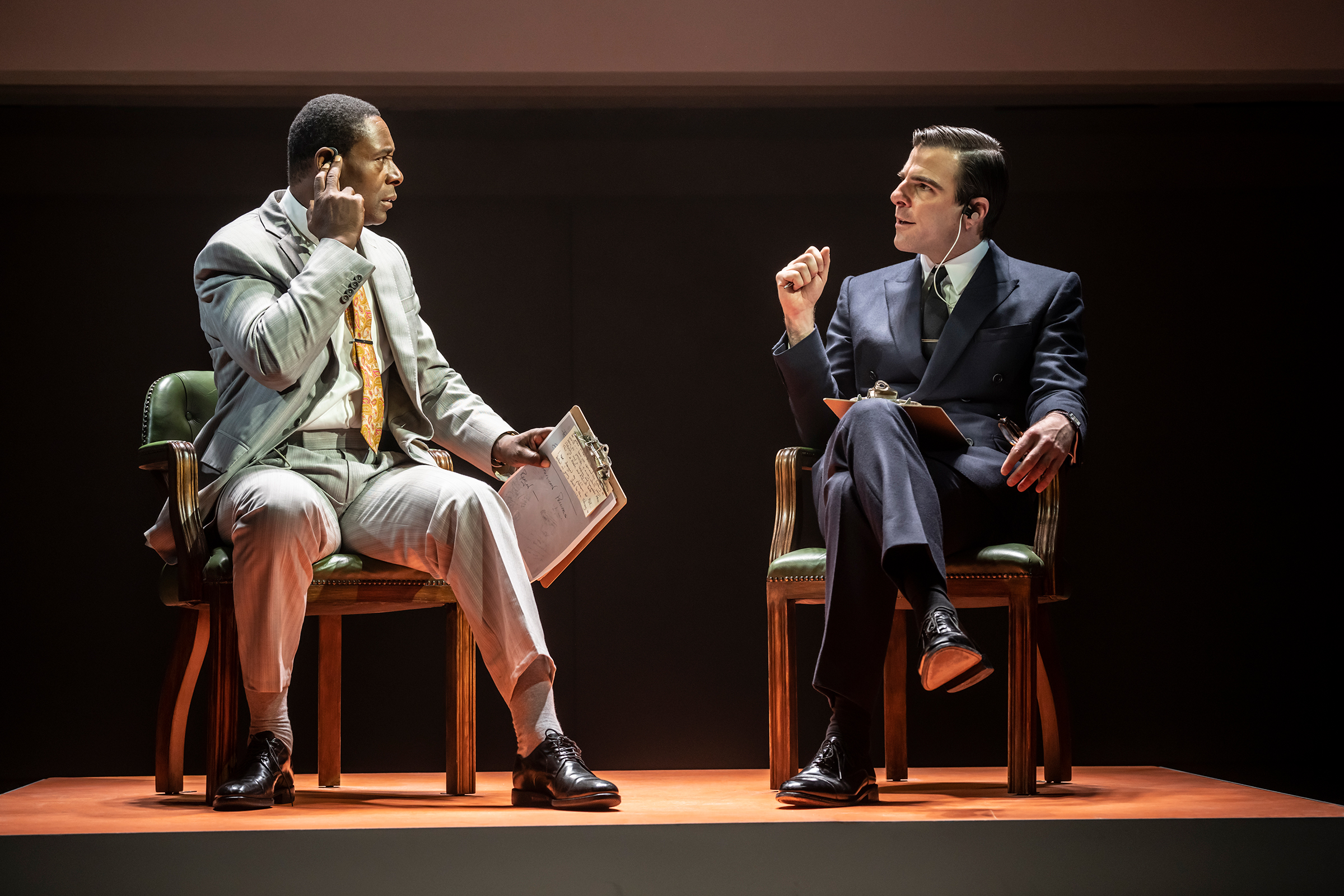 Best of Enemies at Noel Coward Theatre (c) Johan Persson